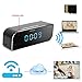 Price comparison product image WISEUP 16GB 1280x720P Mini WiFi Network Spy Camera Clock IR Night Viseon Home Security Cams Nanny Monitor Recorder Support iPhone Android APP Remote View