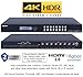 Produktbild 8x8 HDMI 2.0 HDR 4K 60HZ Matrix Switch YUV 444 HDCP2.2 HDTV Routing Selector SPDIF Audio Crestron Control4 Savant Home Automation
