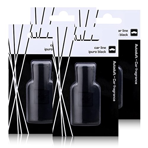 Preisvergleich Produktbild Ipuro Car line - Autoduft black - Duft orientalischer Sinnlichkeit (4er Pack)