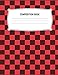 Produktbild Composition Book: Composition Notebook College Ruled Black Red Checkers Diary Practice Journal Organizer: Adults Kids Youth: University, High School, ... 7.44 x 9.69 Lined Paper 100 Pages (50 Sheets)