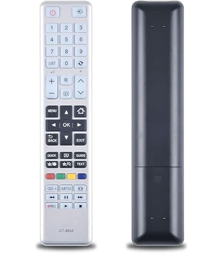 Telecomando Sostitutivo VINABTY CT8035 Per TV Toshiba LCD - Compatibile Con 48L3433, 32W3453DB, 40L3451DB E Altri Modelli