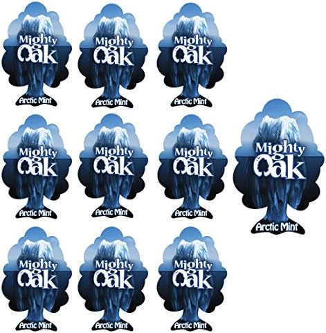 10 x Mighty Oak Air Car Freshener - Arctic Mint