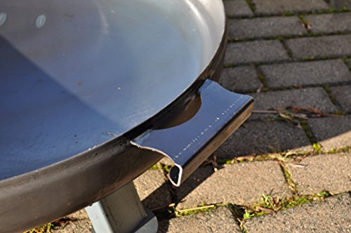 Feuerschale Ø 80 cm FEUERKORB PFLANZSCHALE GARTEN KLÖPPERBODEN - 4