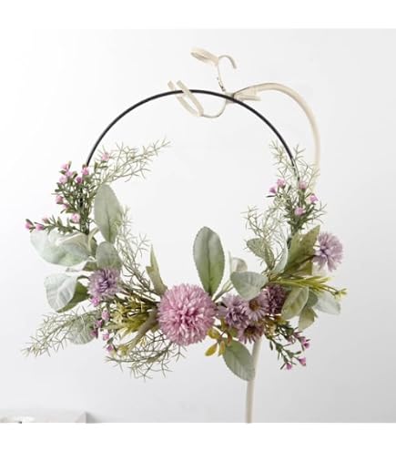 45 Cm Herbst Türkranz Mit Kürbis, Sonnenblume, Ahornblatt – Künstlicher Dekokranz Für Erntedank, Thanksgiving, Halloween, Als Tür- Fenster- Oder Wandbehang