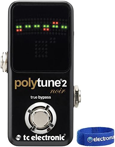 TC Electronic TC012 PolyTune 2 Noir - Polyphonic Chromatic Tuner Pedal