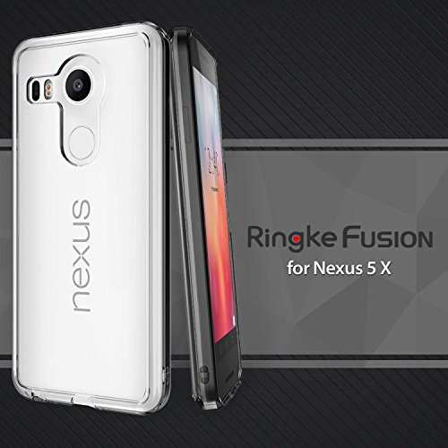 Funda Nexus 5X Ringke FUSION Choque Absorci n Funda de parachoques y Protecci n gota GRATIS Protector de pantalla Prima Clear Back duro para Google Nexus 5X 2015 No para Nexus 5 2013 - Crystal View Funda Nexus 5X Ringke FUSION Choque Absorci n Funda de parachoques y Protecci n gota GRATIS Protector de pantalla Prima Clear Back duro para Google Nexus 5X 2015 No para Nexus 5 2013 - Crystal View