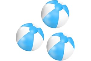 XIABYAYU Aufblasbare Wasserball, 3 Stück Aufblasbare Wasserbälle, Strandball Aufblasbar, Wasserball für Schwimmbad Party Ball, Strand, Garten