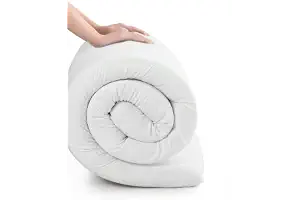 MICAMAMELLAMA Colchon Ergonomico Reversible | 60 x 170 x 8 cm | Colchon espumacion Alta Densidad | Confort y Adaptabilidad | Tejido Aloe Vera Antibacterial | Topper