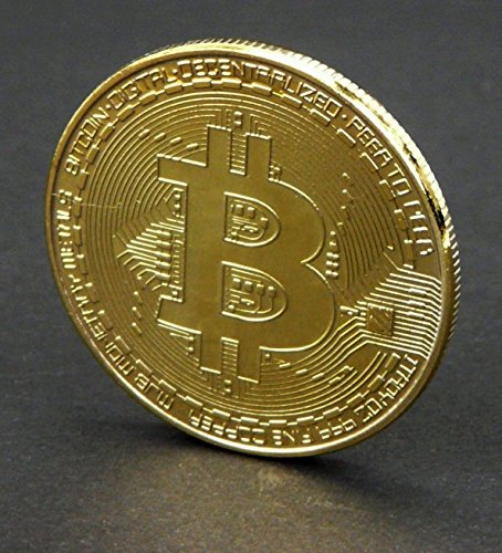 rexul (TM) 1 x vergoldet Bitcoin Münze Collectible BTC Medaille Art Collection Geschenk Physikalische - 2