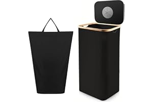 Comfen Poubelle de Recyclage,100L Poubelle tri Selectif Rangement de Bouteilles Consignées Collecteur de Bouteilles, pour Plastique, Bouteilles Verre, Sac Transport Détachable