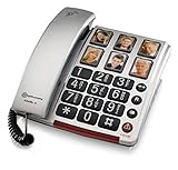 Amplicomms BigTel 40 Plus Amplified Big Button Telephone with Programmable Photo Buttons