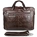 Produktbild YY Tragbare Vintage Leder Aktentasche Netbook Schulter Messenger Crossbody Satchel Bag Organizer Brown für Unternehmen