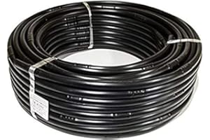 Suinga TUBERIA RIEGO POR GOTEO 16mm. GOTEROS cada 25 CM, 100 METROS, negro