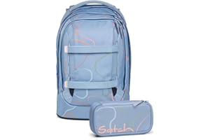 Satch pack Schulrucksack Set 2tlg. inkl. Schlamperbox