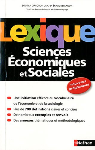 Lexique de Sciences Économiques et Sociales francais