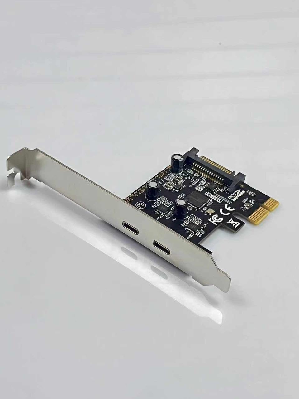 SaiRetail.Com 2port USB3.2 Gen1 5Gbps PCIe Expansion Card for Desktop Computer PCIE to USB3.2