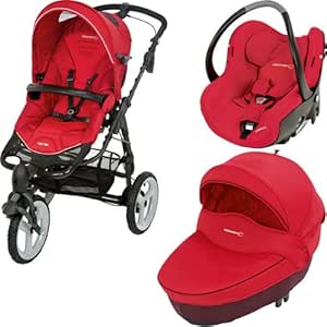 Bebe Confort Poussette Trio High Trek Creatis Intense Red 12 Amazon Fr Bebe Et Puericulture