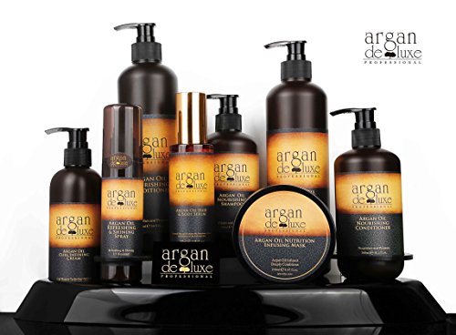 Argan DeLuxe Arganöl Refreshing & Shining Haarspray, Pflegespray mit Sonnenschutz, 120ml, Premium Haar Pflege - 2
