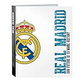 real madrid baloncesto 2018 Materiales de alta calidad Safta SF-511754-657 - Carpeta folio 4 anillas lomo ancho, equipación 2017/2018, diseño Real Madrid