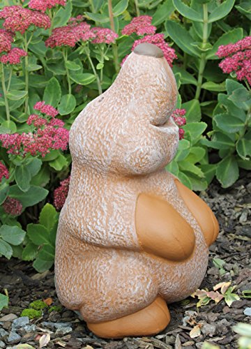 Steinfigur Maulwurf groß – Terrakotta, Garten, Deko, Stein, Figur, Frostsicher - 3