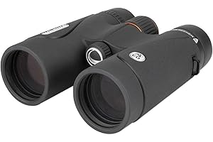 Celestron 71405 TrailSeeker ED 8 x 42 Roof Prism Binocular, Fully Multi-Coated Lens, BaK-4 Prism Glass, Black