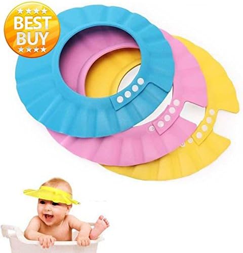 LeScorecor(TM)2015 Safe Shampoo baby Shower Cap Bathing Bath Protect Soft Cap Hat For Baby Children Kids Gorro de ducha Tonsee