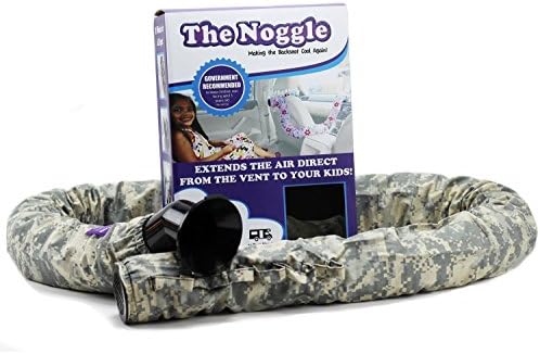 The Noggle- Extend Air Conditioning or Heat from Your Car’s Front Vents to your Kids in the Back Seat Instantly (3m, Lt. Blast), Keep your Children Comfortable when Traveling in Any Weather