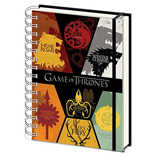 Preisvergleich Produktbild Game of Thrones sr72110 Sigils A5 Notebook