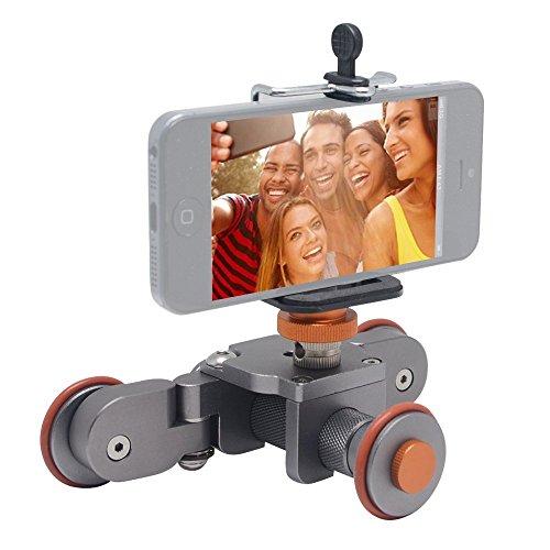 Mcoplus  motoris      lectrique  3roues  poulie  voiture  Dolly  Rolling  Slider  Skater  pistevid  o  pour  Canon  Nikon  Sony  cam  ra  cam  scope  pour  iPhone  7 7plus 6 6 s  Samsung  Huawei  Smartphone
