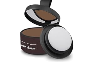 TPUBMITY 4g Retocador de Raíces en Polvo, Retoca Raíces de Polvos, Polvos Para Invisibles, Utilizar Para Reponer el Cabello Debilitado, Densificar El Cabello de Mujeres y Hombres(Café Profundo)