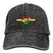 Produktbild Funny&shirt Rasta Weed Love Pot Unisex Washed Twill Cotton Baseball Cap Vintage Adjustable Dad Hat
