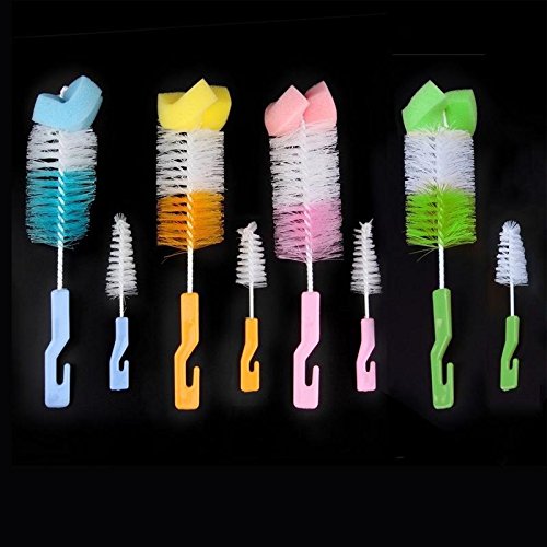 JaneDream 1 Pc Beautiful And Lovely Baby Dishes kitchen Cleaner Sponge Use Color Random