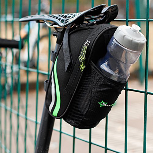 RockBros Fahrrad Satteltasche Hinter Fahrradtasche Schwarz Neu - 2