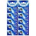 Price comparison product image 10 x Eunicell CR1632 Lithium Coin Cell Batteries 3 V 3 Volt in Blister Packaging (10 Pcs) by Batteries Pack of 10