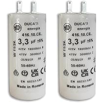 2 Condensateurs 3,3µF Pour Moteur Volet Roulant - Compatible Somfy, Simu, Nice