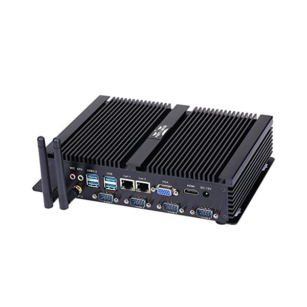 Fanless Industrial PC Win.7 1037U/1007U 4 COM 2 Intel Nics 4G RAM 64G SSD I2