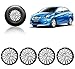 Auto Pearl - Premium Quality Car Full Wheel Cover Caps Silver And Black 14 Inches For - Honda Amaze RS.1349.00