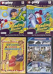8 Kids Learning DVD + 3 Free DVD (Pre School / Reading Blaster / Animal Kingdom & More)