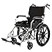 Produktbild Rollstuhl Leichter Selbstantrieb, Doppelbremse Tragbarer Ultralight Hand Push Wheelchair