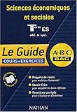 Image de Guide ABC : Sciences économiques et sociales ES, cours et exercices