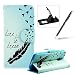 Produktbild Samsung Galaxy S5/S5 Neo Handyhülle Brieftasche Lederhülle Case,Bookstyle Magnet PU Leder Standfunktion Kompletter Schutz Kartenfach Wallet Cover für Samsung Galaxy S5/S5 Neo,Herzzer Mode Gute Qualität [Feder Vogel Muster] Schutztasche Schutzhülle Handyschale Hülle Flip Case Cover für Samsung Galaxy S5/S5 Neo + 1 x Frei Schwarz Handy Halterung Ständer + 1 x Frei Schwarz Touch Pen Stift Stylus