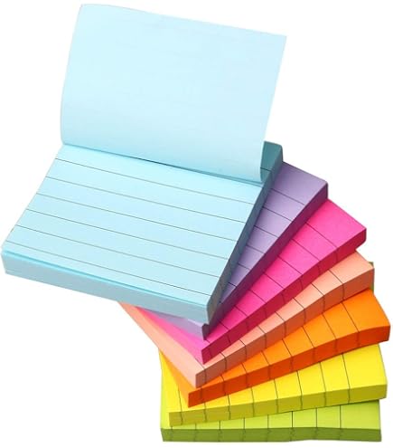 JAGS Neon Sticky Notes - Pack of 500 Sheets - 76 mm x 76 mm