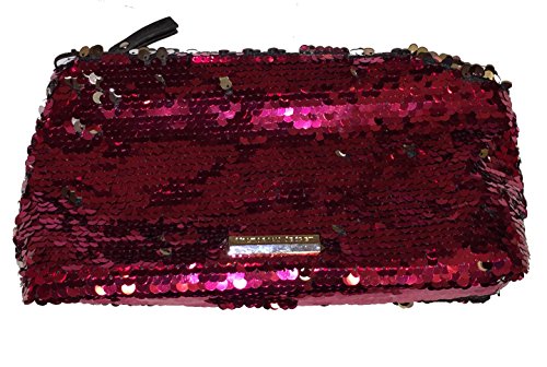 Preisvergleich Produktbild Victoria 's Secret Pink Pailletten Kosmetiktasche Clutch Abend Tasche Wristlet Geldbörse...