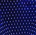 Produktbild Road&Cool LED-Lichternetz Net Licht Beleuchtungslampe Blau Fischernetz Nachtstimmung String Fee Indoor Weihnachten Outdoor Party Stern Garten Dekoration (1,5 * 1,5 Mt)