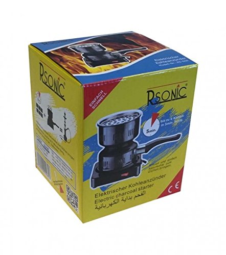 Elektrischer Shisha Kohleanzünder Kohle-Brenner 600W Zündungsdauer 3min. NEU&OVP - 4