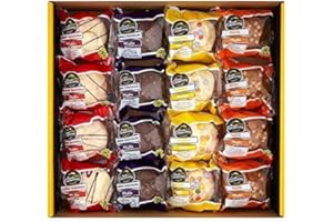 MORE SWEETS 2 x Cases Boxes of 16 Topped Muffins Food Connections Toffee Chocolate Cherry Bakewell Rainbow Muffins