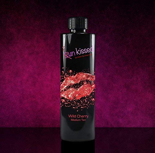 Funkissed 250ml Wild Cherry Fragranced Tan– Medium Sunless Spray Tanning Liquid (10% DHA)