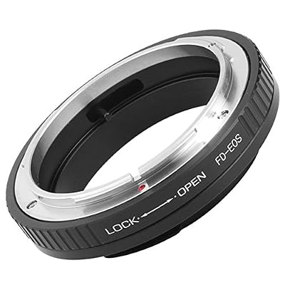 XCSOURCE Bague d'adaptation pour objectif Canon FD / CANON EOS 5D 6D 7D 40D 50D 60D 70D 500D 550D 600D 650D 700D 1000D 1100D Rebel XT XTi XS XSi T1i T2i T3i DC328