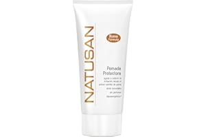 JOHNSON & JOHNSON Natusan Pomada protectora para la zona del pañal (100 ml), crema anti irritación para la piel atópica y sensible del bebé recién nacido, crema corporal con extracto de avena para bebés hipoalergénica