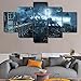 Produktbild Mddrr Bilder Wand Modulare Kunst Home Decoration Rahmen Hd 5 Panel Spiel Dark Souls Für Wohnzimmer Moderne Druckplakat Cuadros Malerei